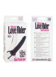 Насадка на пенис Silicone Love Rider Dual Penetrator для двойного проникновения - 14 см. - California Exotic Novelties - в Нижневартовске купить с доставкой