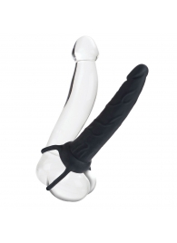 Насадка на пенис Silicone Love Rider Dual Penetrator для двойного проникновения - 14 см. - California Exotic Novelties - в Нижневартовске купить с доставкой