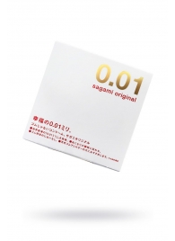 Супертонкий презерватив Sagami Original 0.01 - 1 шт. - Sagami - купить с доставкой в Нижневартовске