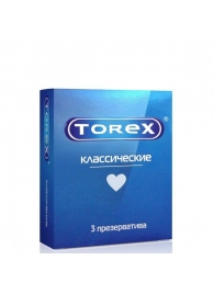 Гладкие презервативы Torex  Классические  - 3 шт. - Torex - купить с доставкой в Нижневартовске