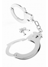 Металлические серебристые наручники Designer Metal Handcuffs - Pipedream - купить с доставкой в Нижневартовске