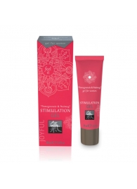 Возбуждающий интимный гель для двоих STIMULATION GEL Pomegranate   Nutmeg - 30 мл. - Shiatsu - купить с доставкой в Нижневартовске