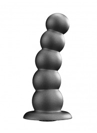 Черная насадка-плаг на харнесс PLATINUM 9 - 24 см. - LOVETOY (А-Полимер) - купить с доставкой в Нижневартовске