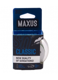 Классические презервативы в пластиковом кейсе MAXUS Classic - 3 шт. - Maxus - купить с доставкой в Нижневартовске