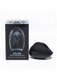 Черный инновационный мужской вибратор PULSE SOLO ESSENTIAL - Hot Octopuss - в Нижневартовске купить с доставкой