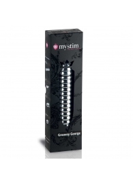 Рельефный фаллос для интенсивного электросекса Groovey George - 20 см. - MyStim - купить с доставкой в Нижневартовске