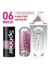 Мастурбатор SPINNER Brick - Tenga - в Нижневартовске купить с доставкой