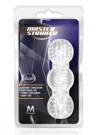 Прозрачный фигурный мастурбатор Master Stroker - Blush Novelties - в Нижневартовске купить с доставкой