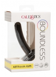 Черный анальный стимулятор Boundless 4.5” Slim Probe - 11,5 см. - California Exotic Novelties - купить с доставкой в Нижневартовске