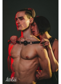 Черный кляп Love Addict на замочке - Lola Games - купить с доставкой в Нижневартовске