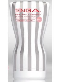 Мастурбатор TENGA Squeeze Tube Cup Soft - Tenga - в Нижневартовске купить с доставкой