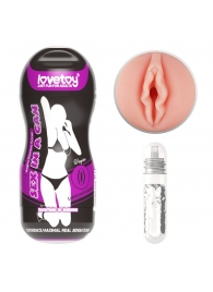 Телесный мастурбатор-вагина Sex In A Can Vagina Stamina Tunnel - Lovetoy - в Нижневартовске купить с доставкой