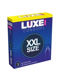 Презервативы увеличенного размера LUXE Royal XXL Size - 3 шт. - Luxe - купить с доставкой в Нижневартовске