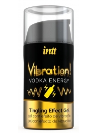 Жидкий интимный гель с эффектом вибрации Vibration! Vodka Energy - 15 мл. - INTT - купить с доставкой в Нижневартовске