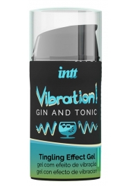 Жидкий интимный гель с эффектом вибрации Vibration! Gin   Tonic - 15 мл. - INTT - купить с доставкой в Нижневартовске