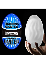 Мастурбатор-яйцо Giant Egg Climax Spirals Edition - Lovetoy - в Нижневартовске купить с доставкой