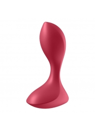 Красный вибромассажёр простаты Satisfyer Backdoor Lover - 14 см. - Satisfyer - в Нижневартовске купить с доставкой