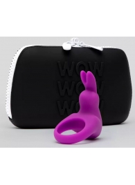 Фиолетовое эрекционное виброкольцо Happy Rabbit Cock Ring Kit - Happy Rabbit - в Нижневартовске купить с доставкой