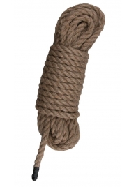 Пеньковая веревка для связывания Hemp Rope - 5 м. - Easy toys - купить с доставкой в Нижневартовске