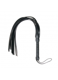 Черный флоггер Flogger Whip - 46 см. - Easy toys - купить с доставкой в Нижневартовске