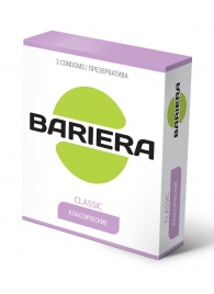 Классические презервативы Bariera Classic - 3 шт. - Bariera - купить с доставкой в Нижневартовске