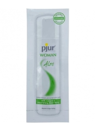 Лубрикант на водной основе pjur WOMAN Aloe - 2 мл. - Pjur - купить с доставкой в Нижневартовске