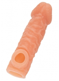 Телесная закрытая насадка с шершавой головкой Cock Sleeve Size S - 13,8 см. - KOKOS - в Нижневартовске купить с доставкой Телесная закрытая насадка с шершавой головкой Cock Sleeve Size S - 13,8 см. - KOKOS - в Нижневартовске купить с доставкой