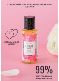 Массажное масло Pleasure Lab Delicate с ароматом пиона и пачули - 50 мл. - Pleasure Lab - купить с доставкой в Нижневартовске