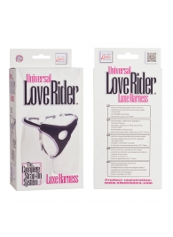 Трусы для страпона с универсальным креплением Universal Love Rider Luxe Harness - California Exotic Novelties - купить с доставкой в Нижневартовске