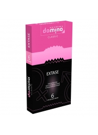 Презервативы с точками и рёбрышками DOMINO Classic Extase - 6 шт. - Domino - купить с доставкой в Нижневартовске