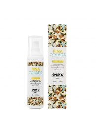 Разогревающее массажное масло с ароматом пина колада Gourmet Pina Colada - 50 мл. - Exsens - купить с доставкой в Нижневартовске