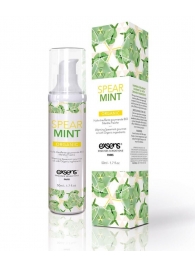 Разогревающее массажное масло Gourmet Spearmint Organic с органическими ингредиентами - 50 мл. - Exsens - купить с доставкой в Нижневартовске