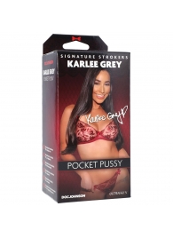 Мастурбатор-вагина Karlee Grey ULTRASKYN Pocket Pussy - Doc Johnson - в Нижневартовске купить с доставкой