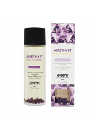 Органическое массажное масло AMETHYST SWEET ALMOND - 100 мл. - Exsens - купить с доставкой в Нижневартовске