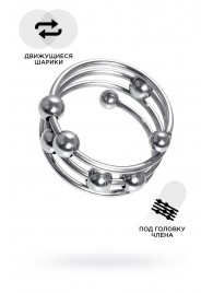 Большое металлическое кольцо под головку пениса - ToyFa - купить с доставкой в Нижневартовске