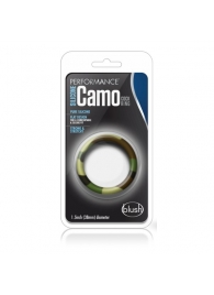 Эрекционное кольцо камуфляжной расцветки Silicone Camo Cock Ring - Blush Novelties - в Нижневартовске купить с доставкой