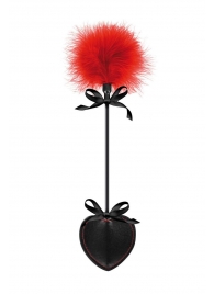 Стек с пуховкой Sweet Caress Feather Whip - 44 см. - Sweet Caress - купить с доставкой в Нижневартовске