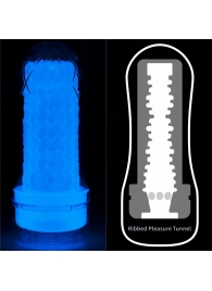 Светящийся в темноте мастурбатор Lumino Play Masturbator Ribbed - Lovetoy - в Нижневартовске купить с доставкой