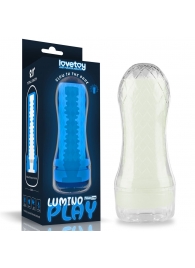 Светящийся в темноте мастурбатор Lumino Play Masturbator Ribbed - Lovetoy - в Нижневартовске купить с доставкой