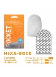 Карманный мастурбатор HEXA-BRICK - Tenga - в Нижневартовске купить с доставкой