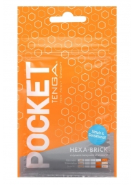 Карманный мастурбатор HEXA-BRICK - Tenga - в Нижневартовске купить с доставкой