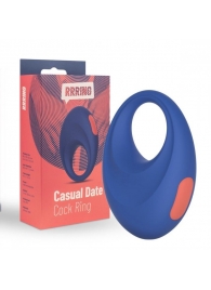 Синее эрекционное кольцо RRRING Casual Date Cock Ring - FeelzToys - в Нижневартовске купить с доставкой