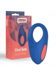 Синее эрекционное кольцо RRRING First Date Cock Ring - FeelzToys - в Нижневартовске купить с доставкой