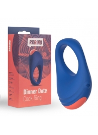 Синее эрекционное кольцо RRRING Dinner Date Cock Ring - FeelzToys - в Нижневартовске купить с доставкой