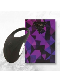 Черное эрекционное виброкольцо Thor Cockring - FeelzToys - в Нижневартовске купить с доставкой