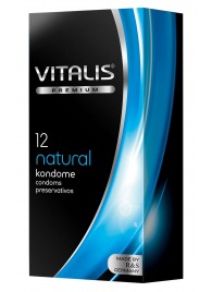 Классические презервативы VITALIS PREMIUM natural - 12 шт. - Vitalis - купить с доставкой в Нижневартовске