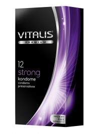 Презервативы с утолщённой стенкой VITALIS PREMIUM strong - 12 шт. - Vitalis - купить с доставкой в Нижневартовске