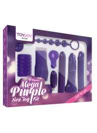 Эротический набор Toy Joy Mega Purple - Toy Joy - купить с доставкой в Нижневартовске