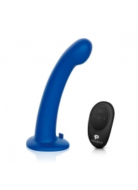 Синяя насадка Remote Control P-Spot G-Spot с черными трусиками - 20 см. - Pegasus - купить с доставкой в Нижневартовске