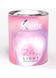 Ультратонкие презервативы Arlette Light - 24 шт. - Arlette - купить с доставкой в Нижневартовске